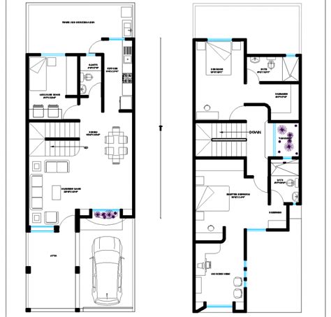 Raw House Plan Drawing In Dwg File Cadbull