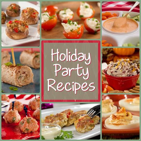jolly christmas party recipes  holiday party recipes  diabetics