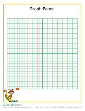 graph  blank graph paper worksheet educationcom graph paper
