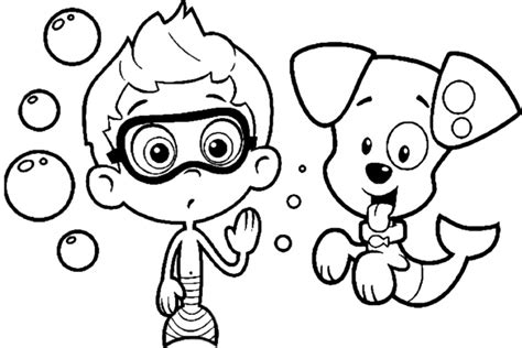 printable bubble guppies coloring pages everfreecoloringcom