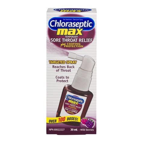 chloraseptic cn chloraseptic max sore throat relief targeted spray