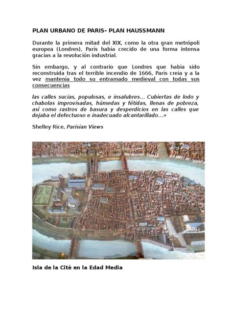 historia del urbanismo pdf parís