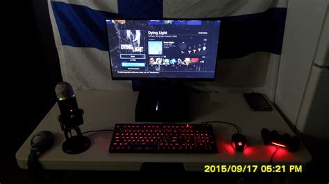 black  white  red lighting gamingsetups