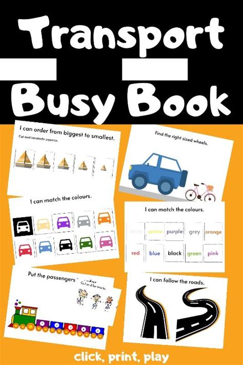 printable busy book pages  downloadable toddler