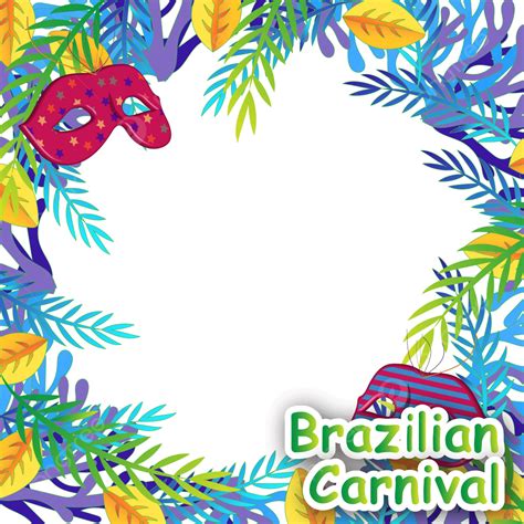 Brazilian Carnival Vector Hd Png Images Colorful Brazilian Carnival