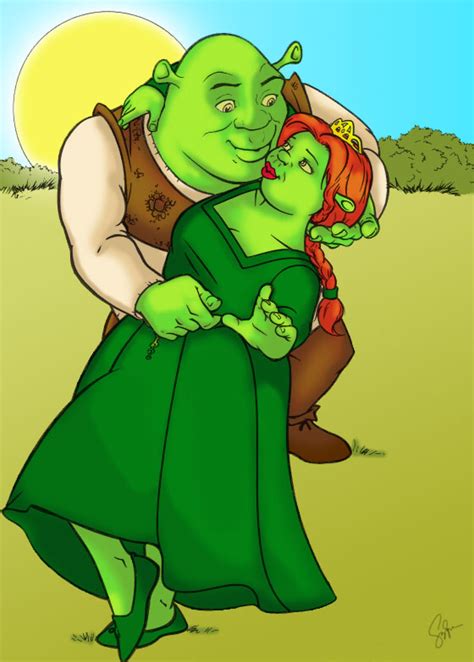 Shrek And Princess Fiona By Zusque On Deviantart Shrek