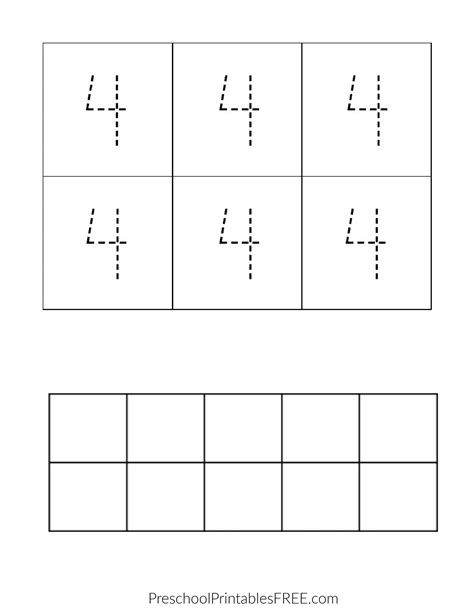 number tracing worksheets  printable  preschool printables