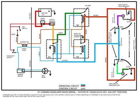 camaro hideaway headlight wiring diagram