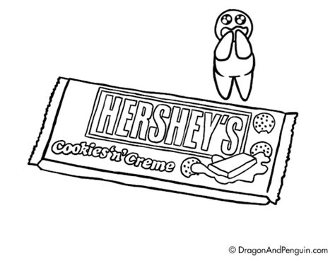 candy bar coloring pages coloring home