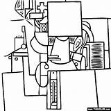 Coloring Pages Online Malevich Kazimir Thecolor sketch template