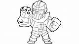 Thanos Coloring Lego Pages Kids sketch template