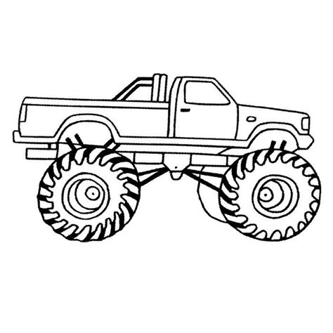 monster truck coloring pages monster truck drawing monster truck bed