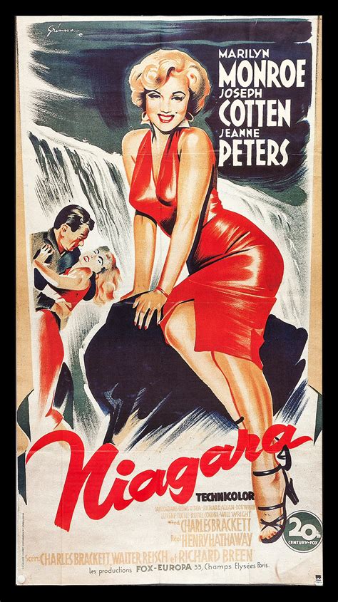 niagara cinemasterpieces french original  poster  marilyn monroe ebay