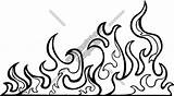 Flames Flame Line Clipart Drawing Tribal Graphics Clipartmag Webstockreview sketch template