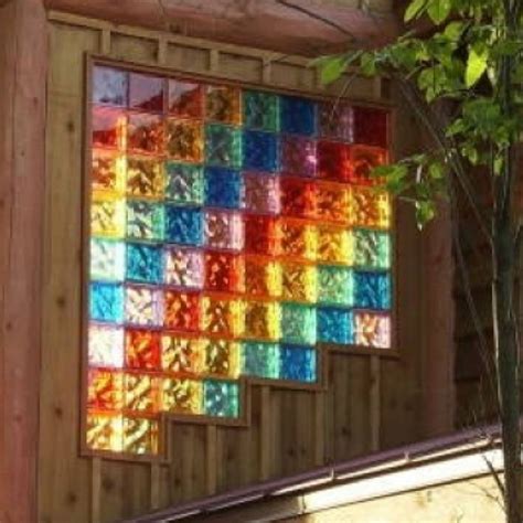 Glass Block Windows Hot Projects With Colored Glass Block Windows