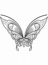 Papillon Mariposa Zentangle Moeilijk Mariposas Coloriages Vlinders Insectes Insekten Insectos Motifs Erwachsene Adulti Kleurplaat Insetti Justcolor Papillons Jolis Schwer Schmetterlinge sketch template