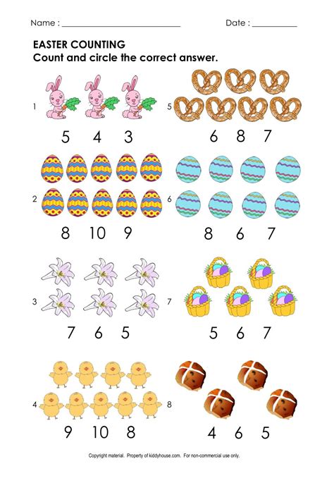 easter worksheet