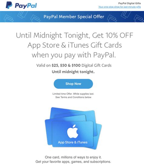 paypal  day sale   digital itunes gift cards  midnight iphone  canada blog
