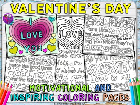 valentines day colouring pages teaching resources