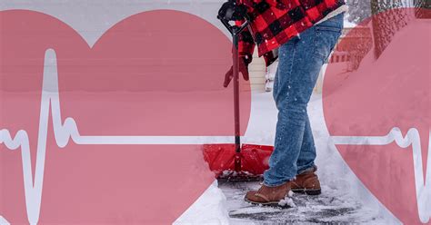 tips  avoid  heart emergency  shoveling snow mclaren health