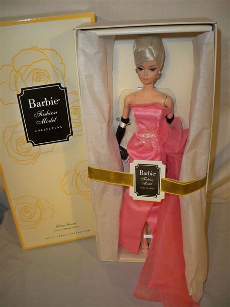 bfc exclusive glam gown silkstone posable barbie doll nrfb