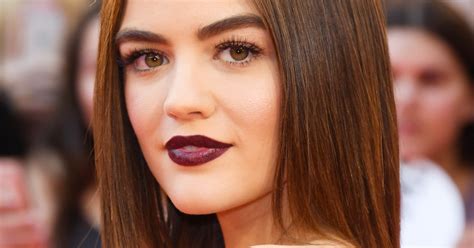 lucy hale hair  makeup    wears