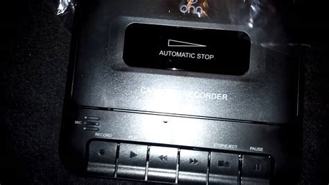 The Onn Cassette Recorder Model Ona13av504 Youtube