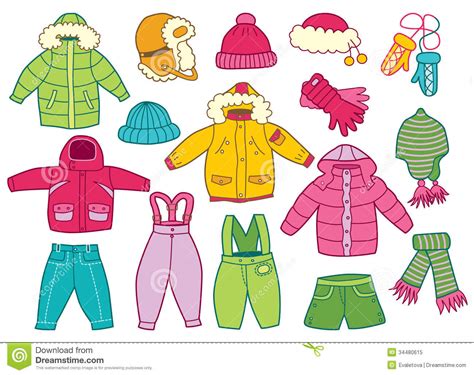 winter clothes clipart   cliparts  images  clipground