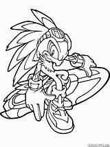 Hawk Colorkid Sonic sketch template