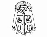 Coloring Coat Winter Clothes Pages Scarf Girl Getcolorings Getdrawings Colorear Coloringcrew Colorings sketch template