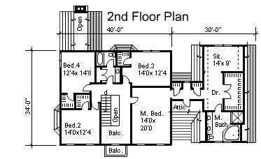 story colonial house plan house plans colonial house plans colonial house