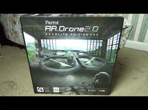 parrot ar drone  elite edition unboxing youtube