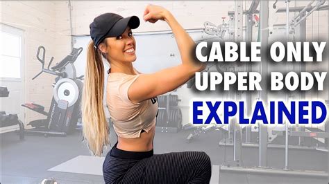 core  upper body cable workout youtube