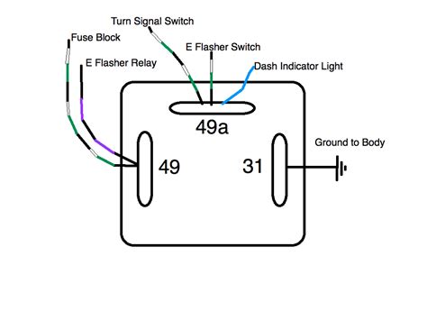 flashers  hazards  prong flasher wiring diagram cadicians blog