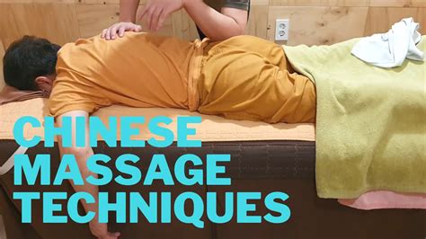 chinese body massage and shoulder back therapy techniques youtube