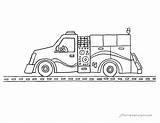 Fire Truck Coloring Pages Printable Print Below Link  Click sketch template
