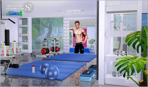 body language themed gym room  simcredible designs