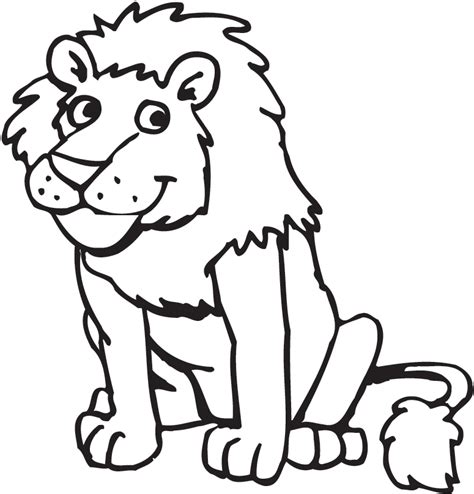printable lion coloring pages  kids lion coloring pages