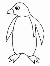 Penguin Coloring Pages Christmas Via sketch template