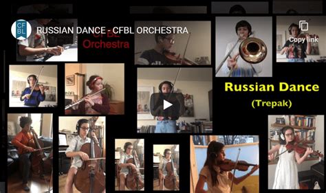 Russian Dance By Cfbl Orchestra Collège Français Bilingue De Londres