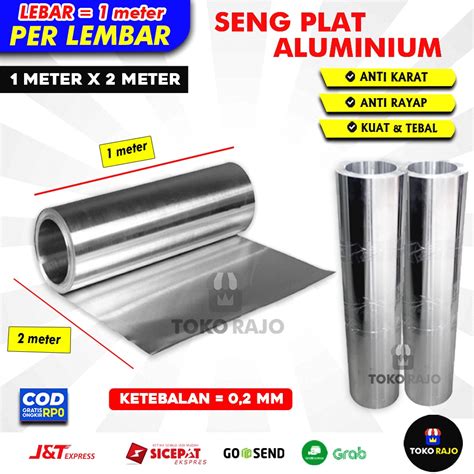 jual seng plat alumunium aluminium lembaran alumunium sheet seng plat