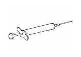 Coloring Injection Spritze Malvorlage Stethoscope Needle Thermometer Prick Ausmalbilder Pages Edupics Ausdrucken Zum sketch template