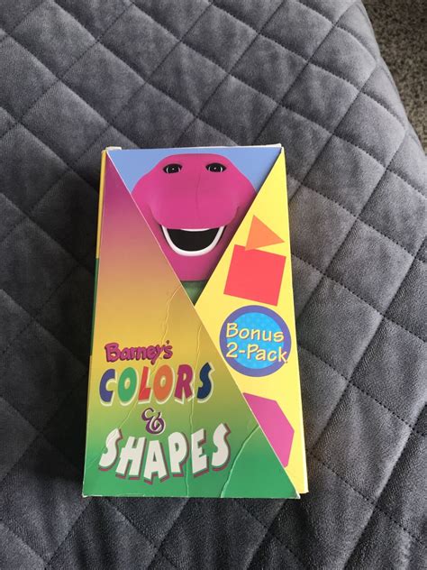 barneys colors shapes vhs bonus  pack ebay