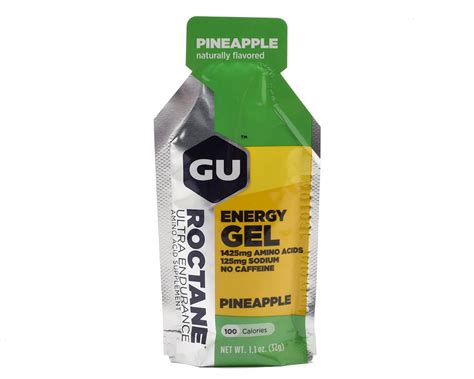 gu roctane gel pineapple  oz packets  accessories nashbar