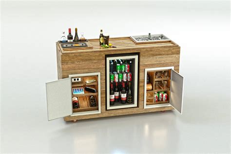 outdoor movable serving bar cabinet tronix