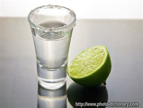 tequila shot photopicture definition  photo dictionary tequila shot word  phrase