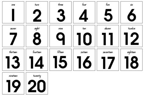 picture cards numbers   designed  teachers lugares