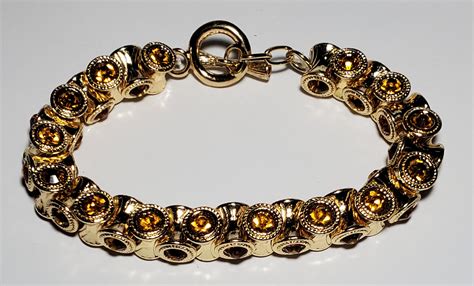 reserve champagne austrian crystal toggle bracelet property room