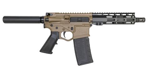 american tactical omni hybrid p4 5 56mm ar pistol with fde finish and m