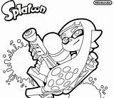 Splatoon sketch template